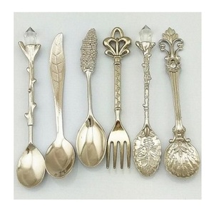 Ensemble de couverts en laiton argenté de luxe, taille et forme personnalisées, vaisselle, ensemble de couverts provenant du fabricant et du fournisseur - Product Image 1