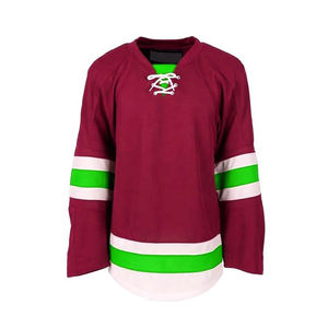 Jersey de Hockey sobre Hielo Bordado, Precio Razonable, Transpirable, Cómodo, Moderno, Servicio OEM, Buen Fabricante - Product Image 2