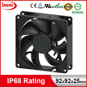 Ventilateur d'évacuation extérieur SUNON 9225 92mm 92x92, IP68, étanche à la poussière et à l'eau, 24V DC, axial, 92x92x25 mm (GE92252B1-0000-AE9) - Product Image 2