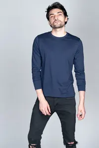 Pima-Camiseta de manga larga de algodón, fabricante, proveedor de la India - Product Image 4