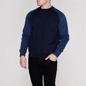 Sweat-shirt à col rond en molleton pour homme, coupe ample, manches longues, personnalisable OEM, 100% coton, impression numérique pour l'hiver - Product Image 2