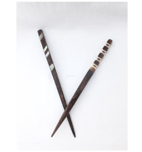 Accesorios para el cabello de madera y resina Elegantes palillos para el cabello para mujer - Product Image 2