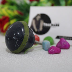 <b>Cabinet</b> Knob in Resin Latest Design <b>Black</b> Color in Round Shape <b>Cabinet</b> Furniture Door, Drawer, & Pull Knob Exporter - Product Image 1