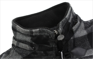 Factory Wholesale Slim Casual <b>Summer</b> Knitted Embroidered Stand Collar Hooded <b>Jacket</b> with Cotton Filling for <b>Men</b> Plus Size - Product Image 4