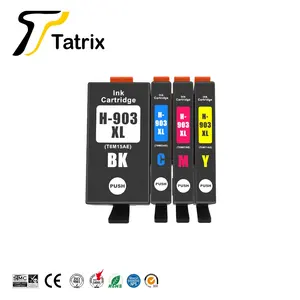 Tatrix 903 903XL 907 907XL Premium Color Compatible Printer Ink Cartridge for HP OfficeJet Pro 6968 6970