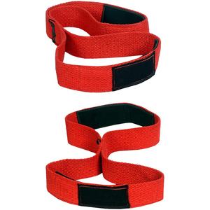 High Quality Custom Neoprene Padded Figure 8 <b>Wrist</b> Wraps Weightlifting <b>Gym</b> Barbell Pull Lifting Straps <b>Wrist</b> <b>Support</b> Fitness Use - Product Image 5