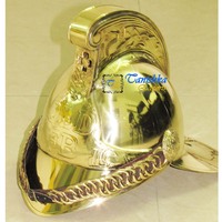 Casque de pompier australien en laiton QLD FB, collectionnables, style victorien, pour collectionneur, casque de pompier de la Brigade, portable, décoration intérieure, cadeau fait main