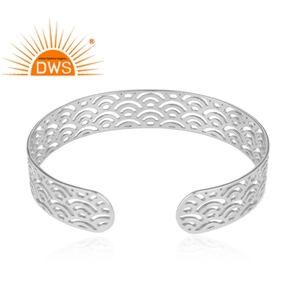 Pulsera de Plata de Ley 925 con Diseño de Filigrana, Superventas 2026, para Mujer, Fabricante de Joyería de Plata - Product Image 3