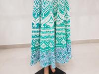 Faldas Largas de Algodón con Estampado Mandala, Estilo Gitano, para Mujeres Indias, 100% Algodón, 500 Piezas, Talla Estándar, Artículos en Stock SK02