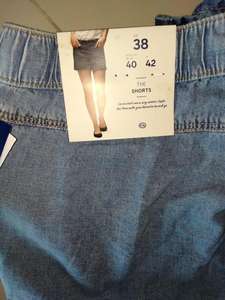 <span class=keywords><strong>Bermuda</strong></span> Estivi Sexy da <span class=keywords><strong>Donna</strong></span> in Denim di Cotone Traspirante Tinto in Capo con Elastico in Vita Casual Comodi BD Stock - Product Image 6