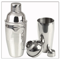 Juego de Coctelera Clásico de Acero Inoxidable de Lujo de 500 ml para el Hogar y el Bar, Modelo 7065 de Mayur Exports