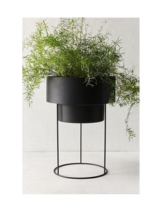 Galvanized Metal Bucket Basket Planter - Product Image 1