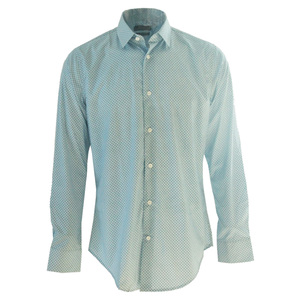 Chemise à manches longues élégante et confortable 100% coton solide pour hommes Anti-rides respirant écologique à séchage rapide pour les affaires - Product Image 1