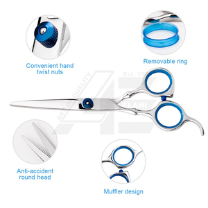 Kit de Coiffure Professionnel à Domicile de Qualité Supérieure 2026 – Ciseaux de Coiffure et Ciseaux à Effiler pour Salon et Domicile avec Peigne et Étui - Product Image 2