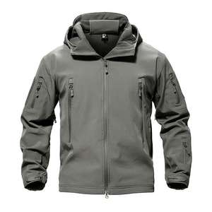 Nueva Chaqueta Bomber Softshell de Invierno para Hombre, con Cuello Alto de Lona, Estilo Táctico y Cortavientos - Product Image 3