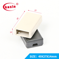 Boîtier de contrôle USB KEXIA KW-17-1 Mini Transparent Bleu & Noir en ABS, IP54 Anti-poussière, Service OEM, Installation de carte de circuit imprimé