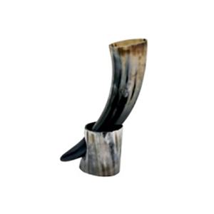 Verre en corne fait à la main de meilleure qualité, articles à boire en corne de buffle naturel, produit de taille personnalisée avec vente - Product Image 1