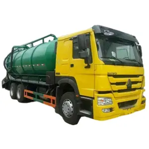 Sinotruk Howo 6X4 20000 Liter Vacuüm Riolering Zuigkracht Vrachtwagens 20cbm Riolering Zuigkracht Vrachtwagens 20m3 Slib Zuig Truck