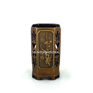 Best Quality Antique Finished Pen Holder for Office Stationary Storage School Art Accessories Use Pencil Stand Case Hot Selling