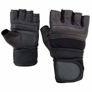 Gym Exercise <b>Gloves</b> Weightlifting Powerlifting <b>Gloves</b> Sport Fitness <b>Fingerless</b> with Wrist Support Black 2024 Design - Product Image 1