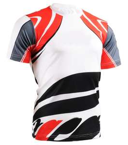 Rashguard d'entraînement à manches longues pour hommes, chemise de fitness à compression à sec et à froid en tissu de nylon pour l'entraînement MMA - Product Image 2