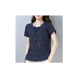 Camisetas de Oficina con Estampado de Leopardo Vintage de la Mejor Calidad, Orientadas a la Exportación ODM, Artículo de Moda para Mujer, Nuevo Diseño en Venta Caliente de Bangladesh - Product Image 1