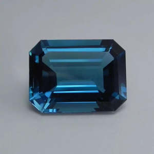 10X14mm octogone coupe naturelle londres bleu topaze prix de gros usine de haute qualité pierre précieuse en vrac à facettes par carat GJEPC - Product Image 4