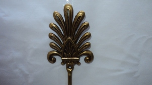 Vintage Antique Brass <b>Wall</b> Hook Decorative Coat Towel Hanger Hook with Ceramic Knob for Home Hotel Hardware - Product Image 5