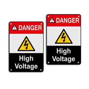 Panneaux de sécurité routière en étain métallique de style rétro personnalisé panneau d'avertissement de trafic hautement réfléchissant produit en étain fabriqué panneau d'impression - Product Image 2