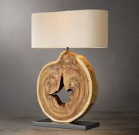 Lampe de table moderne en bois massif vieilli, extensible, couleur personnalisable, mobilier élégant de luxe pour salle à manger d'hôtel
