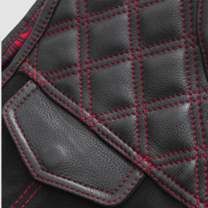 เสื้อกั๊กนักขี่จักรยานหนังแท้คุณภาพสูง,เสื้อกั๊กมอเตอร์ไซค์ทำจากหนังหนาเสื้อกั๊กมอเตอร์ไซค์หนัง - Product Image 6