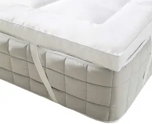 Customized Mattress Pad Pillow Top Mattress Cover Quilted Fitted Mattress Protector Cotton Top 8-21" Deep Pocket Cooling