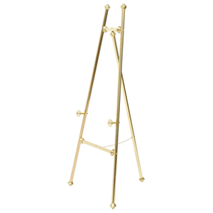 Gold Tall <b>Metal</b> <b>Easel</b> Picture Display - Product Image 3