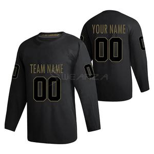 Camiseta de hockey sobre hielo personalizada Camisetas cómodas de hockey sobre hielo OEM Patrón impresionante Atletas únicos atractivos Jersey al por mayor - Product Image 2