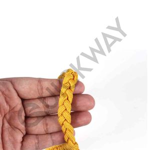 Gold Single <b>Braid</b> Shoulder <b>Cord</b> for Formal Dress Uniform Regulation Style Decorative Parade <b>Cord</b> Supplier - Product Image 2