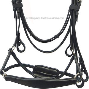 Brida suave de cuero Premium para caballo - Product Image 1