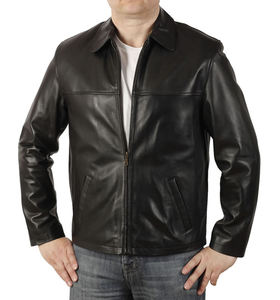 Chaqueta de Moto personalizada de estilo callejero para hombre de diseñador al por mayor 2022, chaqueta de cuero de piel de vaca auténtica de alta calidad - Product Image 1
