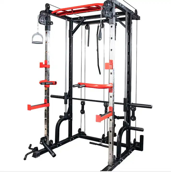 konkurrenter skarp trappe Wholesale New Design Power Rack Gym Equipment Home Smith Machine Fitness  Equipment Smith Machine Squat Rack From m.alibaba.com
