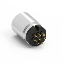Connecteur Mini Din 8 broches femelle moulé avec câble, 12V, 2A, usage industriel, température d'utilisation -20~85°C, MD-08F1-13 Nian-Yeong