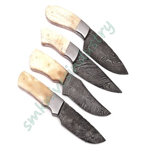 Custom Hand Made Damascus Skinning knifes/Hunting Knives Twist pattern Blade Lot of 5 pieces (smk1530) - Product Image 5