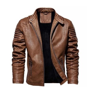 Top 10 <b>Brown</b> Casual Design Wholesale <b>Leather</b> <b>Jackets</b> Vintage stylish <b>Jacket</b> Custom Men's Fashionable Top <b>Leather</b> <b>Jackets</b> - Product Image 5