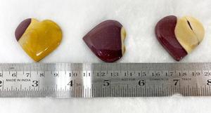 Mookaite หินแจสเปอร์ลายหัวใจผลิตจากหิน,ผงแร่คริสตัลรูปหัวใจแบบอ้วนผลิตด้วยมือ - Product Image 3