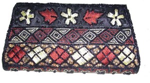 Lowellcraft Women's Indian Handmade Satin <b>Clutch</b> Bag for <b>Wedding</b> Gifted Party Wear Delhi Origin - Product Image 4