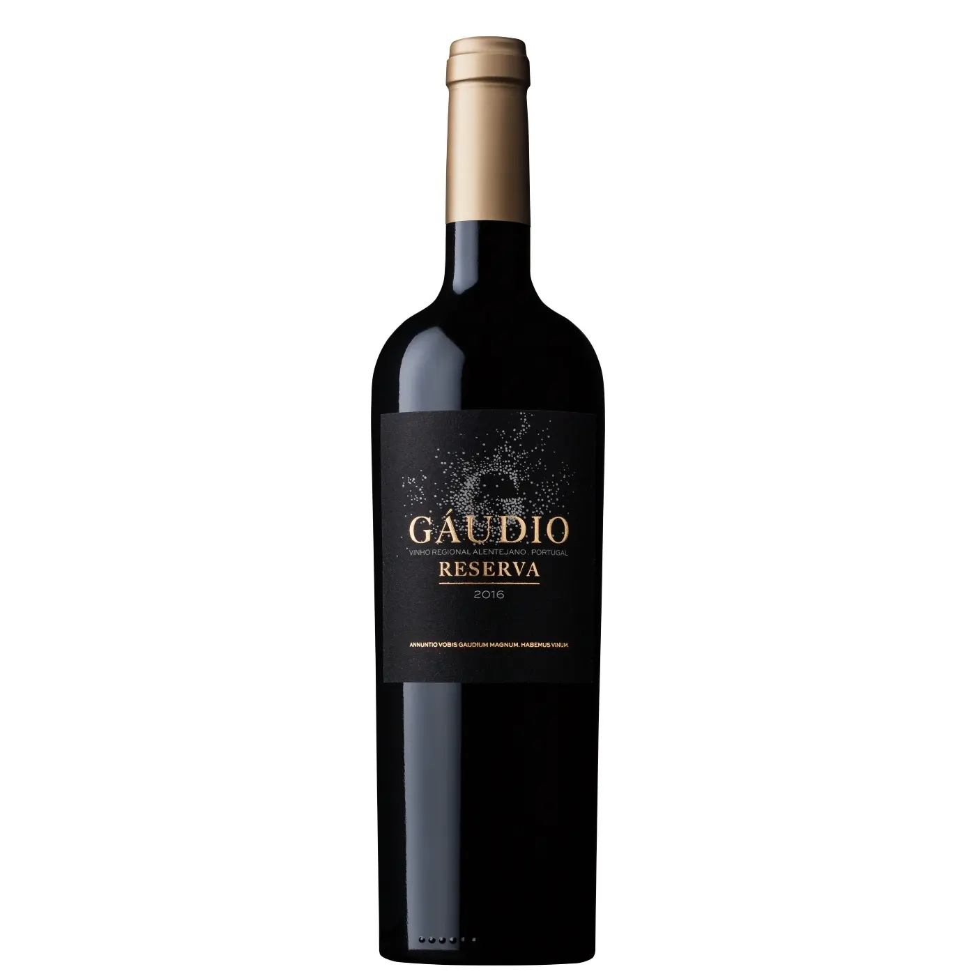 Gaudio Reserva, rich and full red wine from Portugal aged in new French oak barrels, Gold medal, 93-point WE, DOC Alentejo