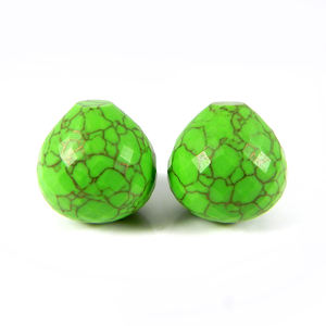 Turquesa Natural Verde Cobre de 16 mm, Corte Checker Tipo Cebolla, 25.30 Quilates, Origen Estadounidense, Gemas Ishu para Joyería - Product Image 6