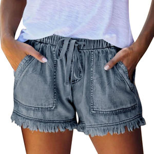 Denim <b>jeans</b> Shorts Top selling product Women's <b>Jeans</b> Denim Female Tassel Bandage Bottom Casual Apparel Shorts <b>jeans</b> - Product Image 5