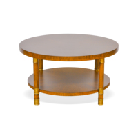 Table basse ronde en bois massif Kobaya, style moderne et simple, ensemble pour salon, vente en gros, OEM personnalisé pour la maison et les hôtels