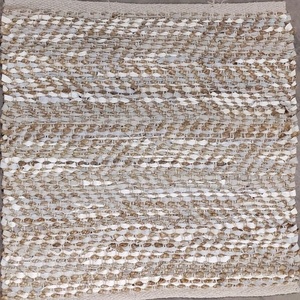 Alfombra Decorativa de Yute y Cuero Tejida a Mano, Reversible, Antideslizante, Estilo Vintage Chic para Sala de Estar, Hotel y Hogar - Product Image 2