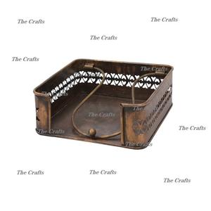 Porte-serviettes galvanisé de qualité supérieure, décoration de table, distributeur de mouchoirs à prix avantageux - Product Image 2