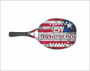 Raquettes de beach tennis sur mesure avec face de 20 mm, poids de 310-330 g, longueur de 50 cm, poignée en fibre de carbone et filet en fibre de verre carbone - Product Image 5